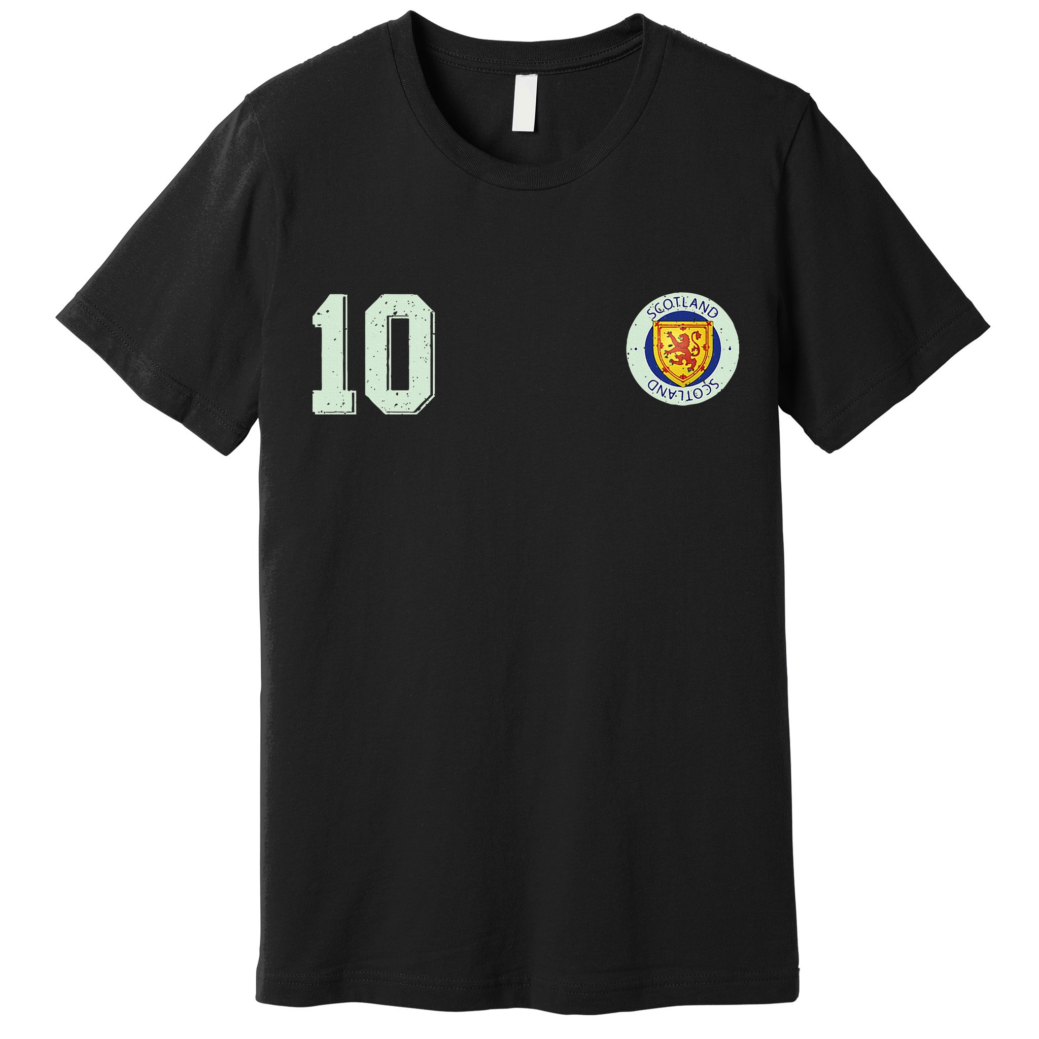 Retro Soccer Inspired Scotland Premium T-Shirt