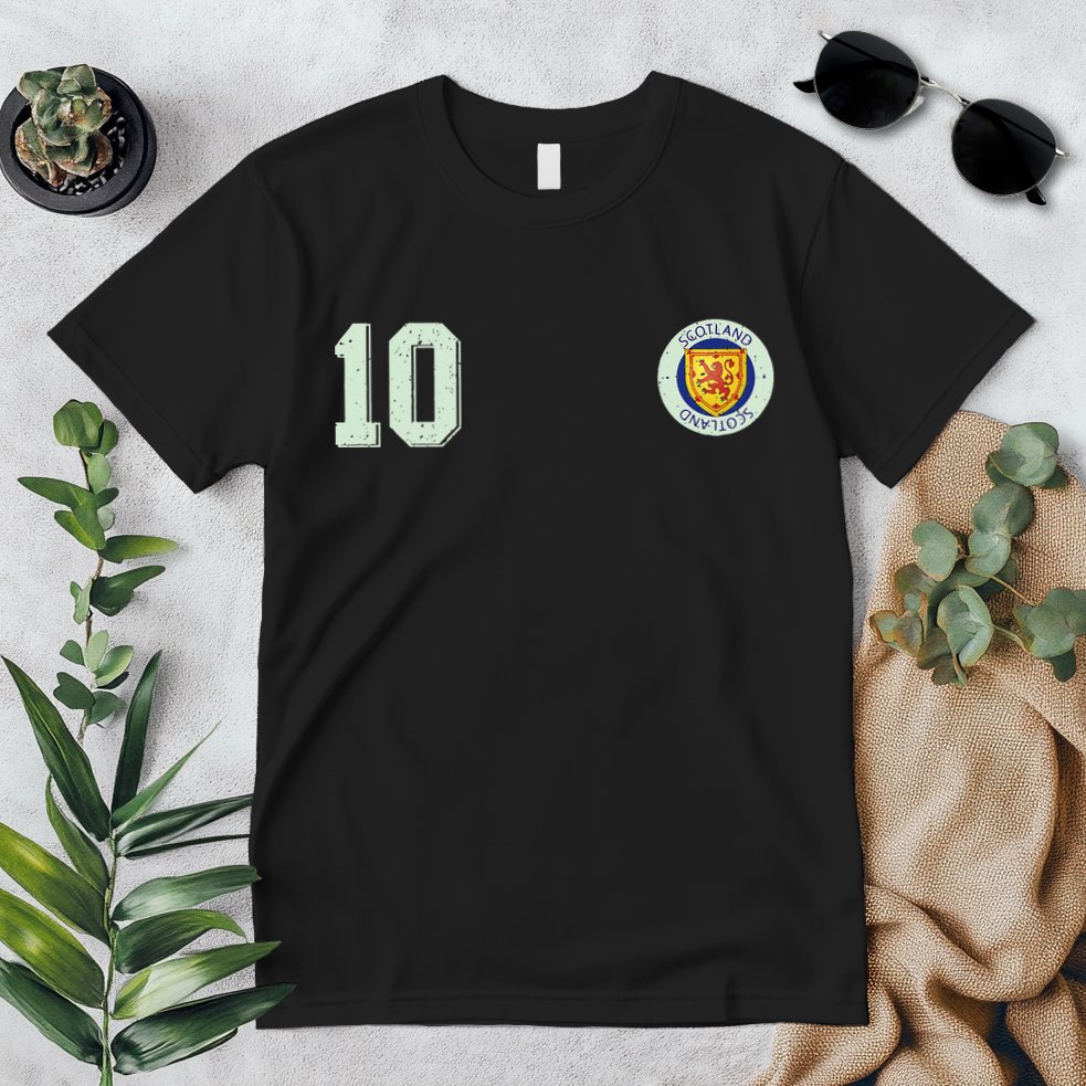 Retro Soccer Inspired Scotland Premium T-Shirt
