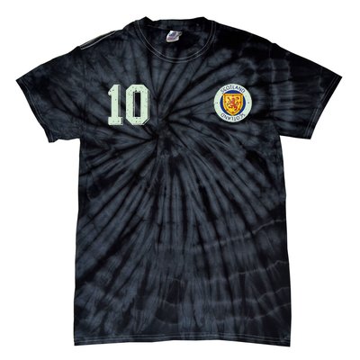 Retro Soccer Inspired Scotland Tie-Dye T-Shirt