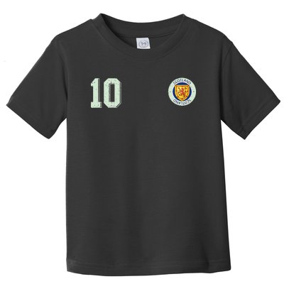 Retro Soccer Inspired Scotland Toddler T-Shirt