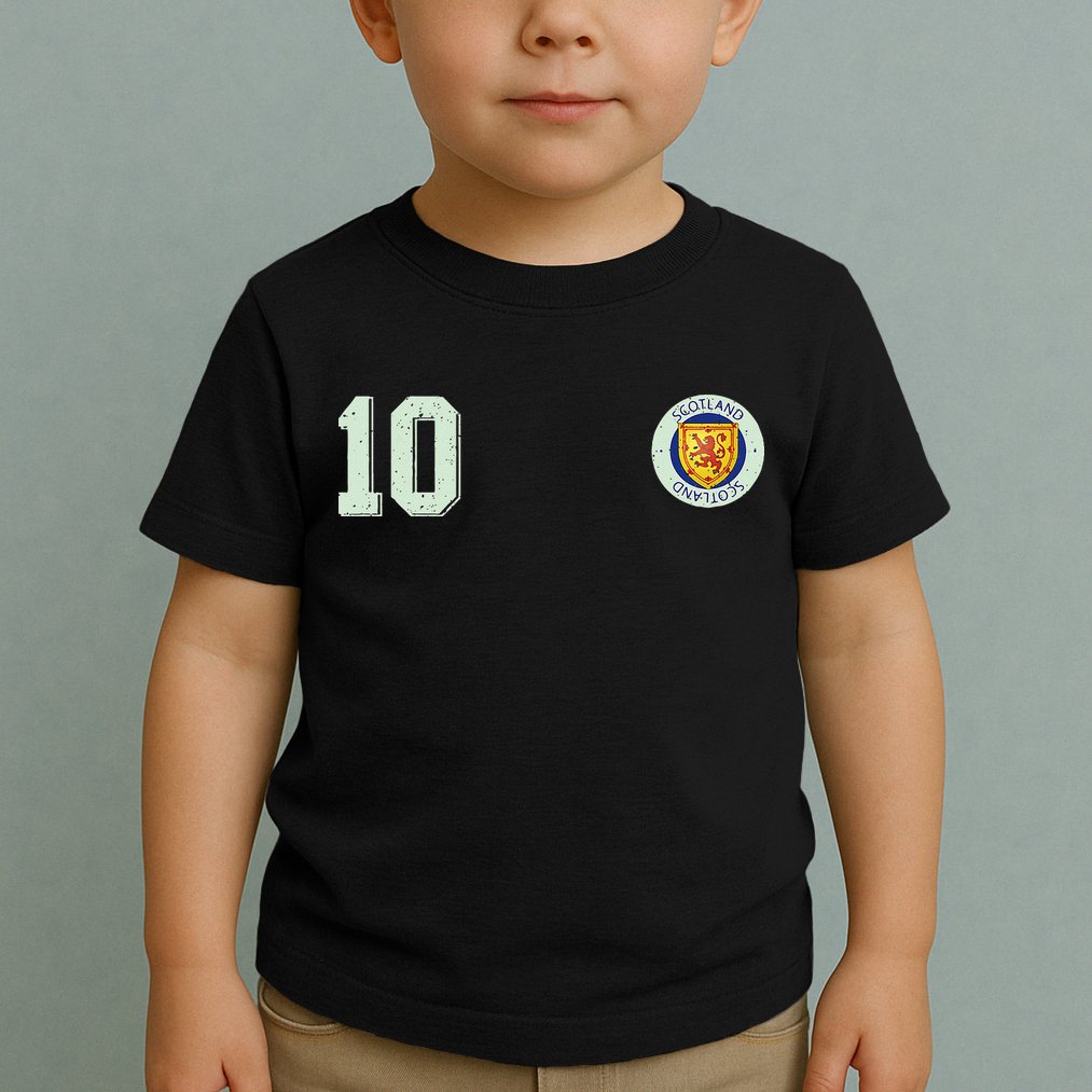 Retro Soccer Inspired Scotland Toddler T-Shirt