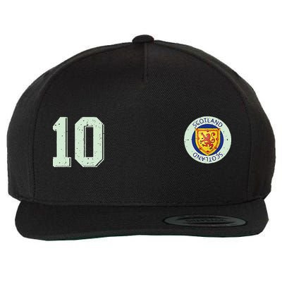 Retro Soccer Inspired Scotland Wool Snapback Cap