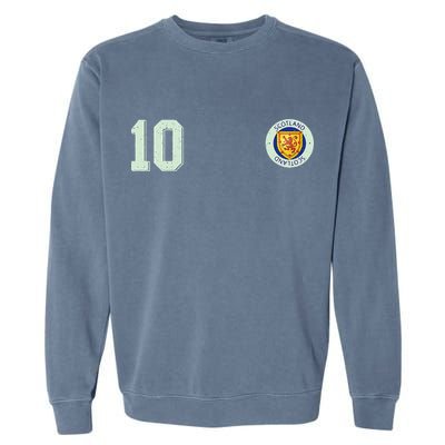 Retro Soccer Inspired Scotland Garment-Dyed Sweatshirt