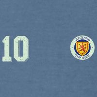 Retro Soccer Inspired Scotland Garment-Dyed Sweatshirt