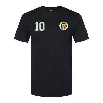 Retro Soccer Inspired Scotland Softstyle CVC T-Shirt