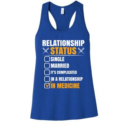 Relationship Status In Medicine Gift Women's Racerback Tank