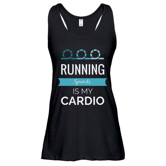 Running Sprints Is My Cardio Ladies Essential Flowy Tank