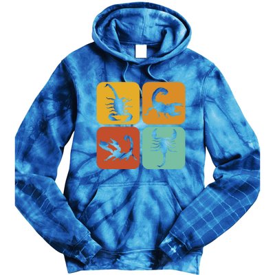 Retro Scorpions I Scorpion Art I Scorpion Meaningful Gift Tie Dye Hoodie