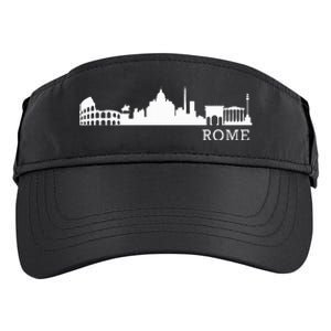 Rome Skyline Italy Gift For All Italians Adult Drive Performance Visor