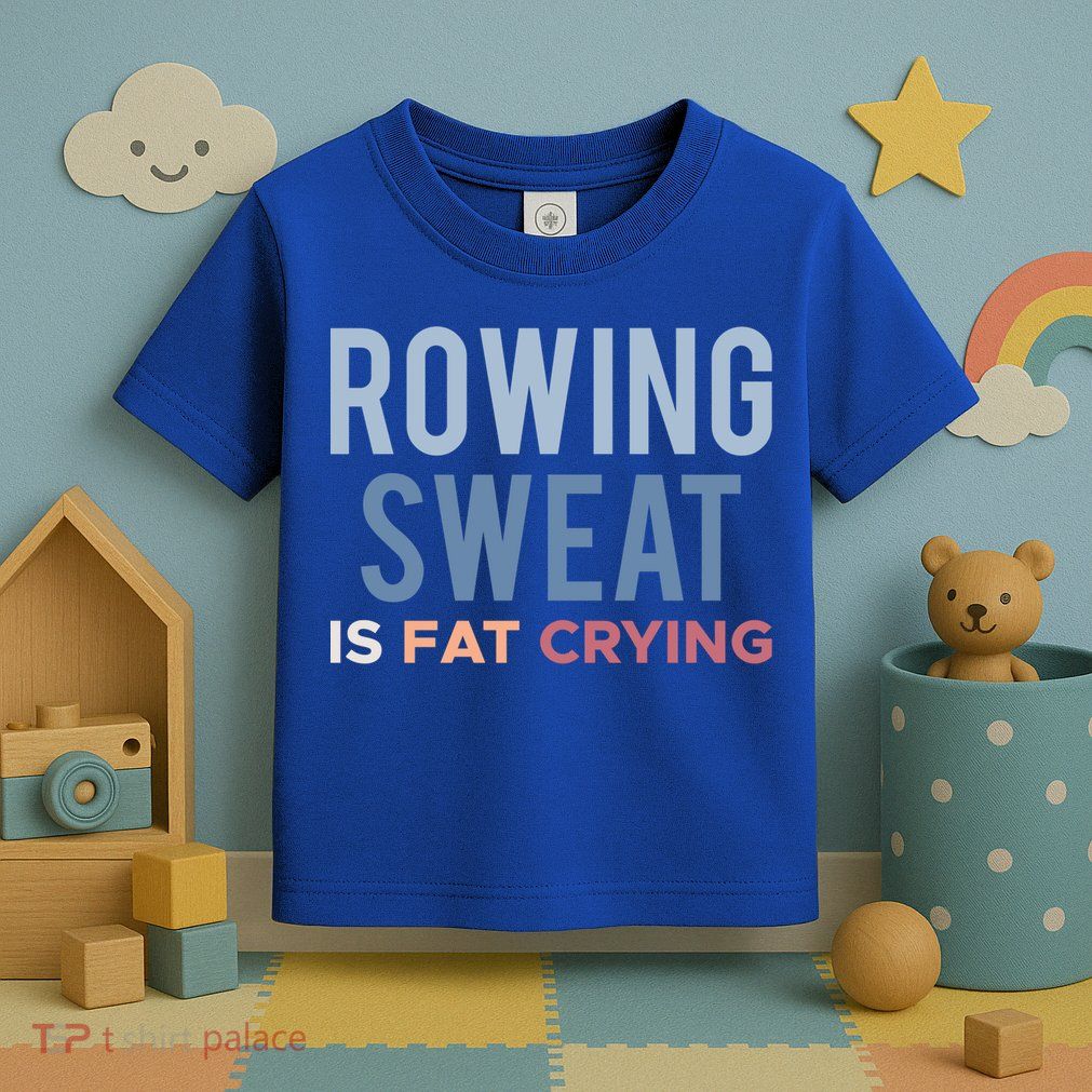 Rowing Sweat Is Fat Crying Gift Toddler T-Shirt