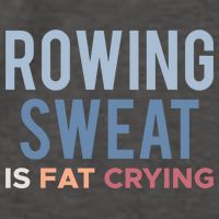 Rowing Sweat Is Fat Crying Gift Vector Backpack