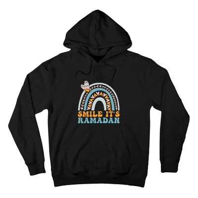 Rainbow Smile Its Ramadan For Muslim Gift Ramadan Mubarak Hoodie