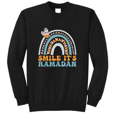 Rainbow Smile Its Ramadan For Muslim Gift Ramadan Mubarak Sweatshirt