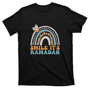 Rainbow Smile Its Ramadan For Muslim Gift Ramadan Mubarak T-Shirt