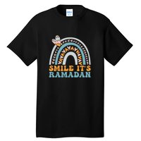 Rainbow Smile Its Ramadan For Muslim Gift Ramadan Mubarak Tall T-Shirt