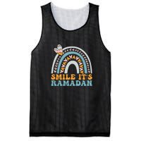 Rainbow Smile Its Ramadan For Muslim Gift Ramadan Mubarak Mesh Reversible Basketball Jersey Tank