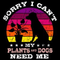 Retro Sorry I CanT My Plants And Dogs Need Me Gardener Wool Snapback Cap