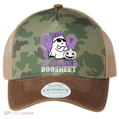 Rett Syndrome Is Boo Sheet Rett Syndrome Warrior Halloween Legacy Tie Dye Trucker Hat