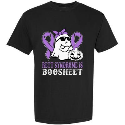 Rett Syndrome Is Boo Sheet Rett Syndrome Warrior Halloween Garment-Dyed Heavyweight T-Shirt