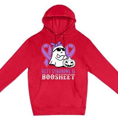 Rett Syndrome Is Boo Sheet Rett Syndrome Warrior Halloween Premium Pullover Hoodie