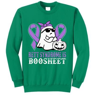 Rett Syndrome Is Boo Sheet Rett Syndrome Warrior Halloween Sweatshirt