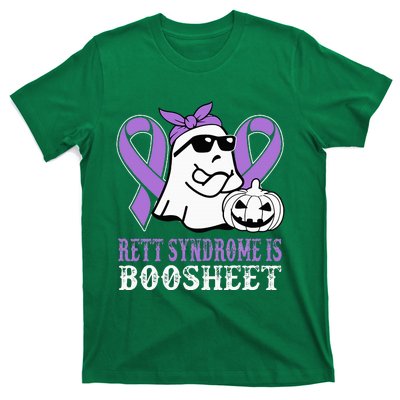 Rett Syndrome Is Boo Sheet Rett Syndrome Warrior Halloween T-Shirt