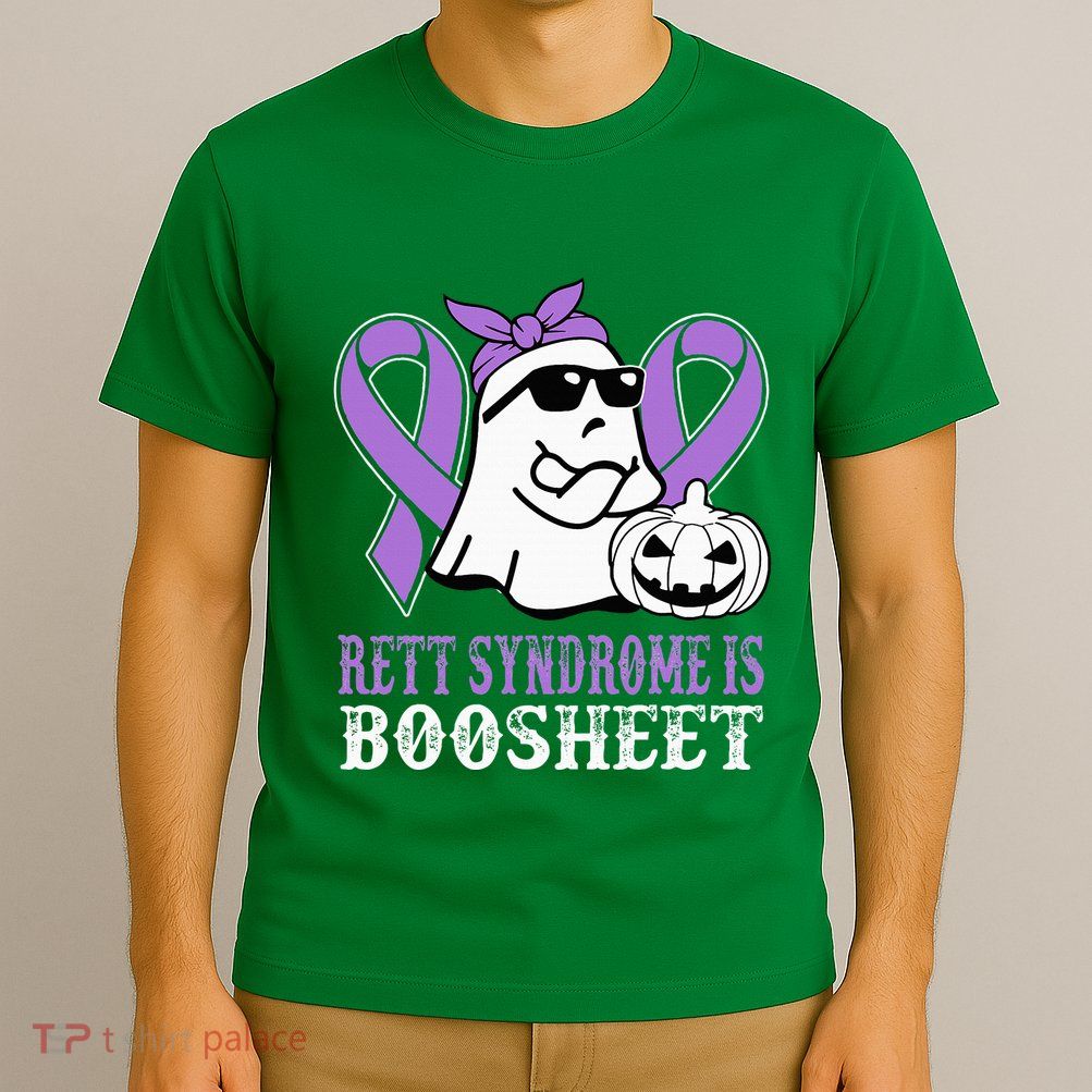 Rett Syndrome Is Boo Sheet Rett Syndrome Warrior Halloween T-Shirt