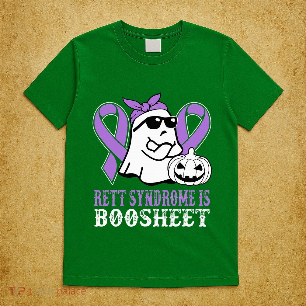Rett Syndrome Is Boo Sheet Rett Syndrome Warrior Halloween T-Shirt