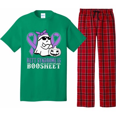 Rett Syndrome Is Boo Sheet Rett Syndrome Warrior Halloween Pajama Set