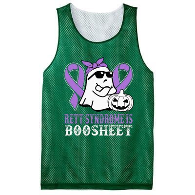 Rett Syndrome Is Boo Sheet Rett Syndrome Warrior Halloween Mesh Reversible Basketball Jersey Tank