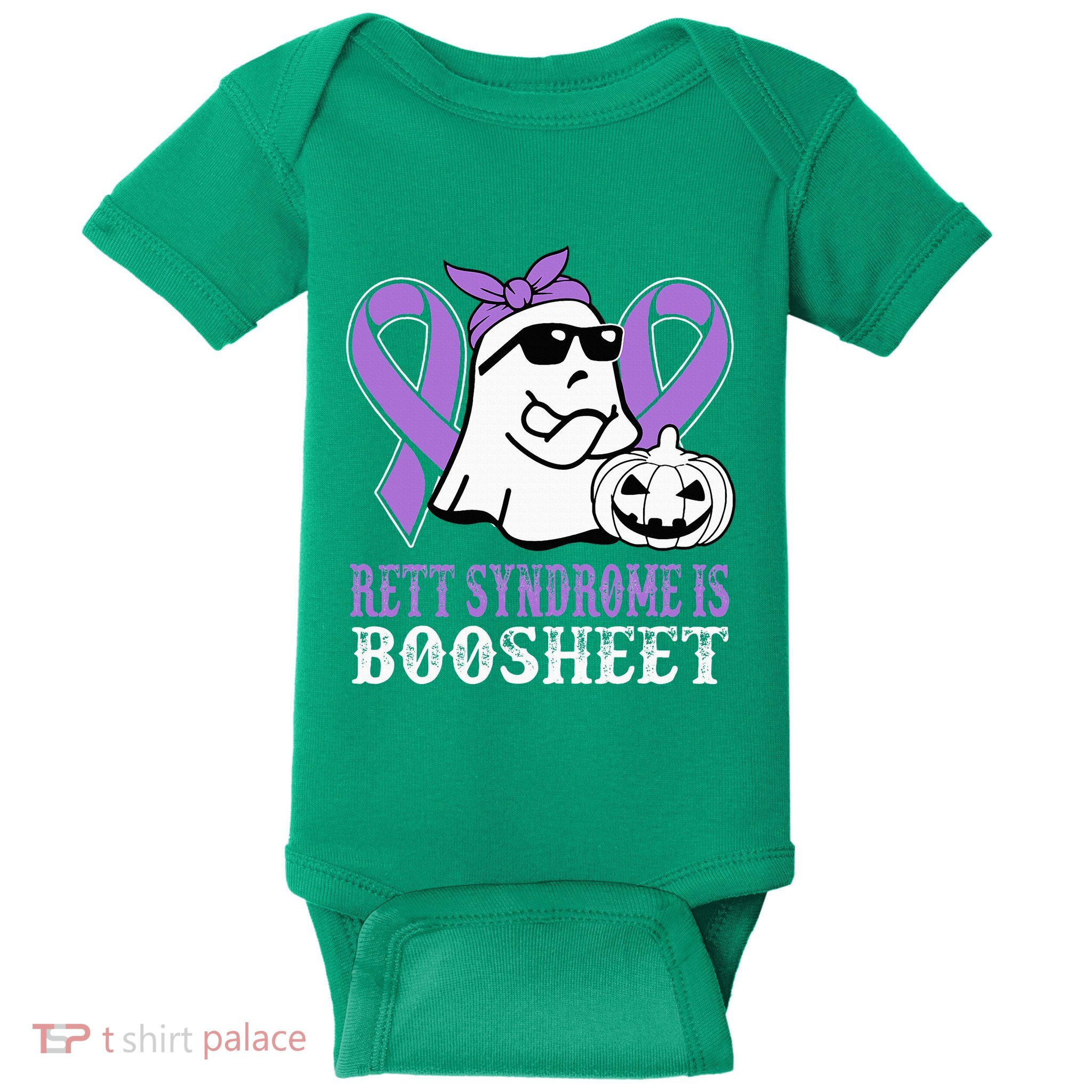 Rett Syndrome Is Boo Sheet Rett Syndrome Warrior Halloween Baby Bodysuit