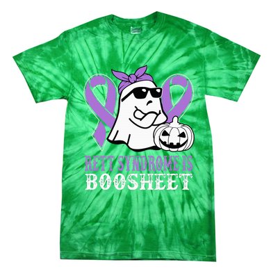 Rett Syndrome Is Boo Sheet Rett Syndrome Warrior Halloween Tie-Dye T-Shirt