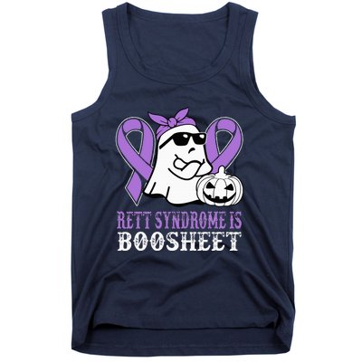 Rett Syndrome Is Boo Sheet Rett Syndrome Warrior Halloween Tank Top