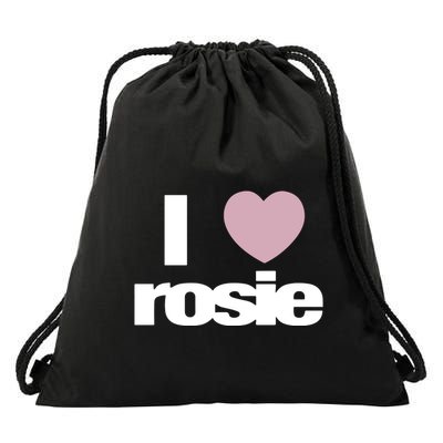 Rosé Store I Heart Rosie Drawstring Bag