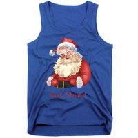 Retro Santa In Vintage Sleigh All Day Christmas Meaningful Gift Tank Top