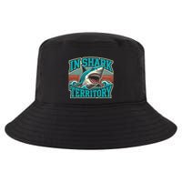 Retro Shark In Shark Territory Cool Comfort Performance Bucket Hat