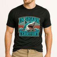 Retro Shark In Shark Territory Performance Shirt