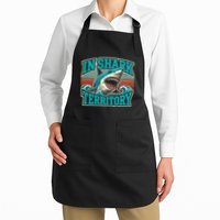 Retro Shark In Shark Territory Apron