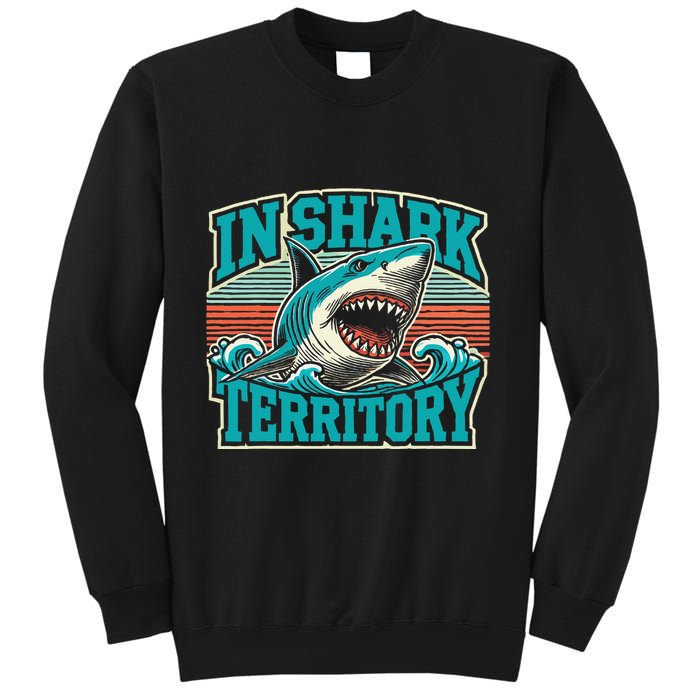 Retro Shark In Shark Territory Sweatshirt