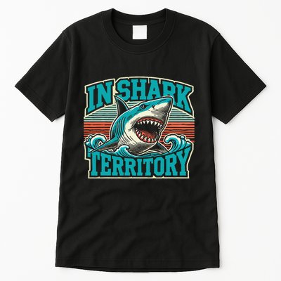 Retro Shark In Shark Territory Tall T-Shirt