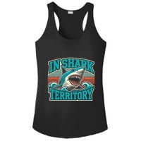 Retro Shark In Shark Territory Ladies PosiCharge Competitor Racerback Tank