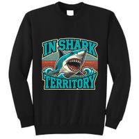 Retro Shark In Shark Territory Tall Sweatshirt