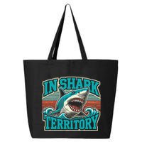 Retro Shark In Shark Territory 25L Jumbo Tote