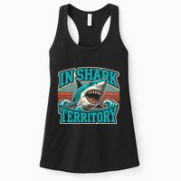 Retro Shark In Shark Territory Womens Tank Top