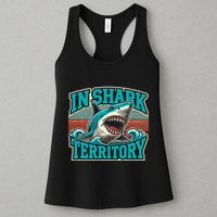 Retro Shark In Shark Territory Womens Tank Top