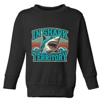 Retro Shark In Shark Territory Toddler Sweatshirt