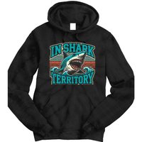 Retro Shark In Shark Territory Tie Dye Hoodie