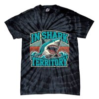 Retro Shark In Shark Territory Tie-Dye T-Shirt