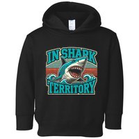 Retro Shark In Shark Territory Toddler Hoodie