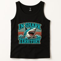 Retro Shark In Shark Territory Tank Top
